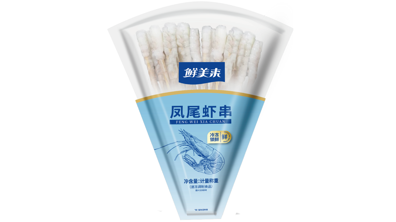 凤尾虾串